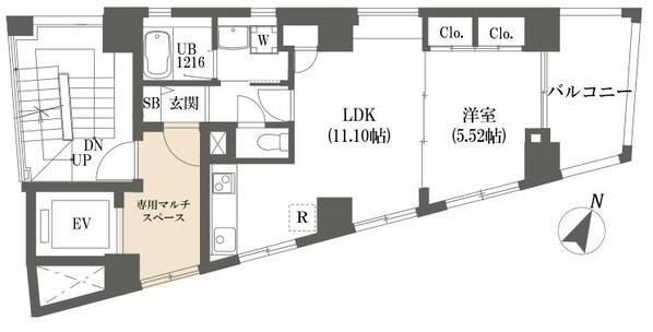 ベルア池尻の物件間取画像